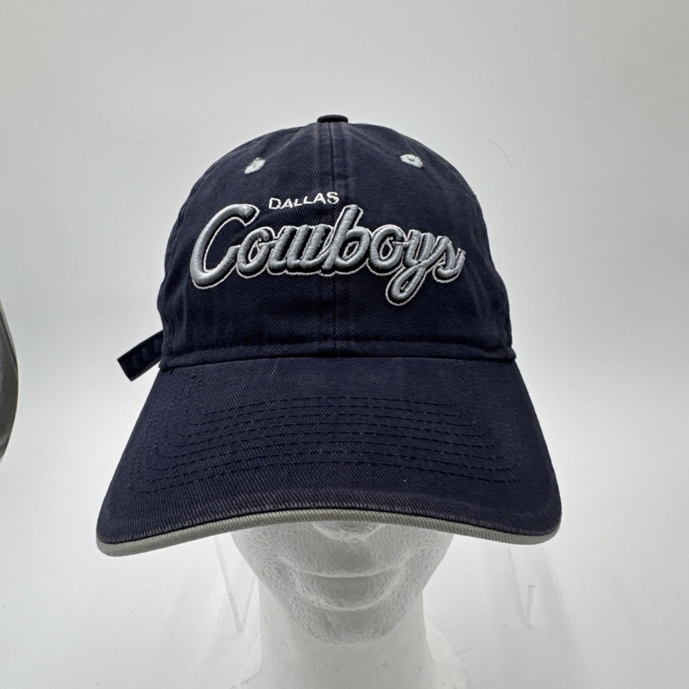 Reebok Dallas Cowboys‎ Hat Mens Navy Blue Embroidered Strapback NFL Baseball Cap